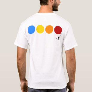 Camiseta Imagem Engraçada Círculos Coloridos