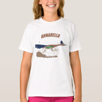 Imagem engraçada de desenho animado de pássaros