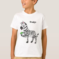 Imagem engraçada de desenho animado zebra