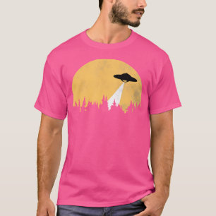 Camiseta Imagem Engraçada Desenhando Ufo