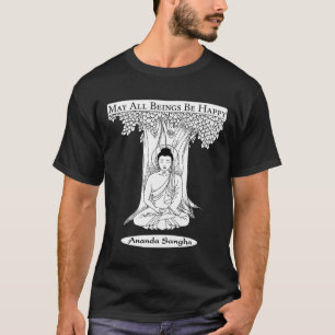 Camiseta Imagem escura do t-shirt de Buddha
