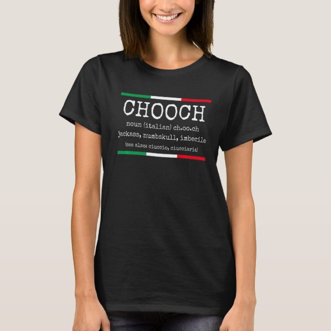 Camiseta Imagem italiana de Chooch Definição Itália Itália (Frente)