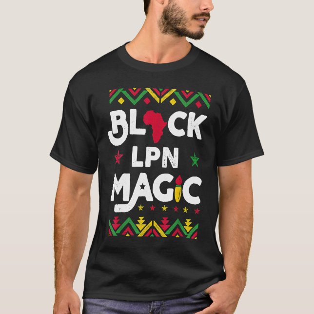 Camiseta Imagem Licenciada Mês do Histórico Preto Mágico LP (Frente)