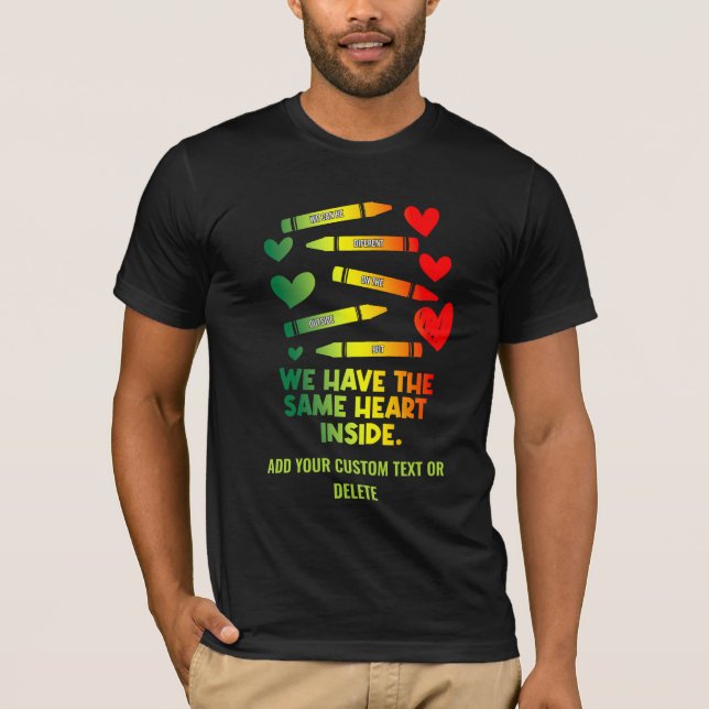 Camiseta Imagem Negra Mês Ativista Igualdade de Cotação (Frente)