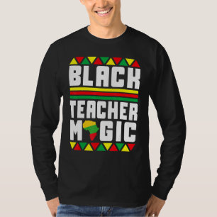 Camiseta Imagem Negra Pijama Afro-Preto Professor Magic Bla