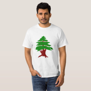 Camiseta Imagem Patriótica Premium do Cedro do Líbano