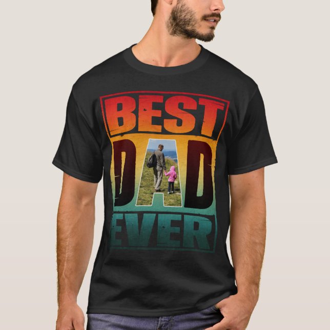 CAMISETA IMAGEM PERSONALIZADA DO MELHOR PAI NUNCA (Frente)