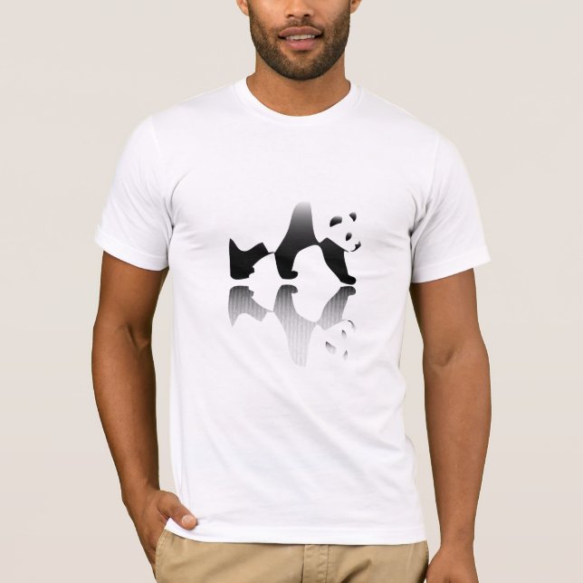 Camiseta Imagem psta em perigo do urso de panda (Frente)