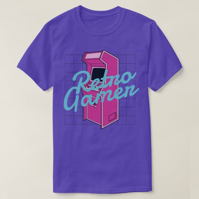 Camiseta Imagem Retroativa de Arcade 1 (Frente do Design)