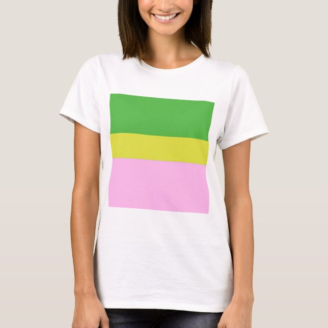 Camiseta imagem três cores arte (Frente)