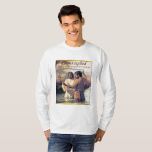 Camiseta Imagem uma do baptismo do Jesus Cristo