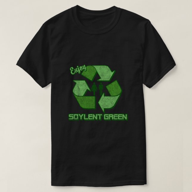 Camiseta Imagem Verde Soylent (Frente do Design)