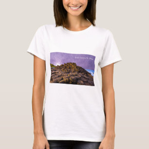 Camiseta Imagens da Irlanda para as Mulheres-T-Camisa-Branc