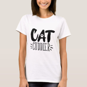 Camiseta Imagens De Gatos De Gato Feliz E Cuddler