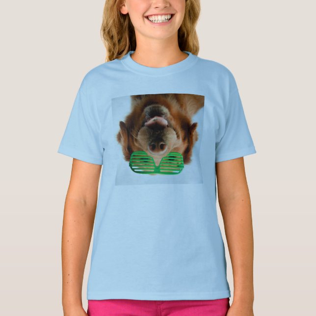 Camiseta Imagens Getty | Cachorro Com Óculos (Frente)