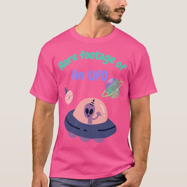 Camiseta Imagens Raras De Um Ufo (Frente)