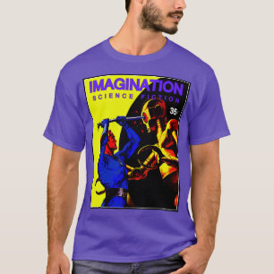 Camiseta IMAGINAÇÃO Ciência Ficção Pulp T-Shirt