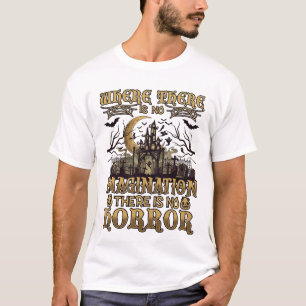 Camiseta Imaginação Horror Dia das Bruxas Casa Assombrada C