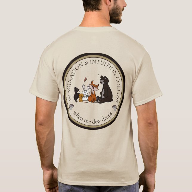 Camiseta Imagination & Intuition Collide mens T-Shirt (Verso)