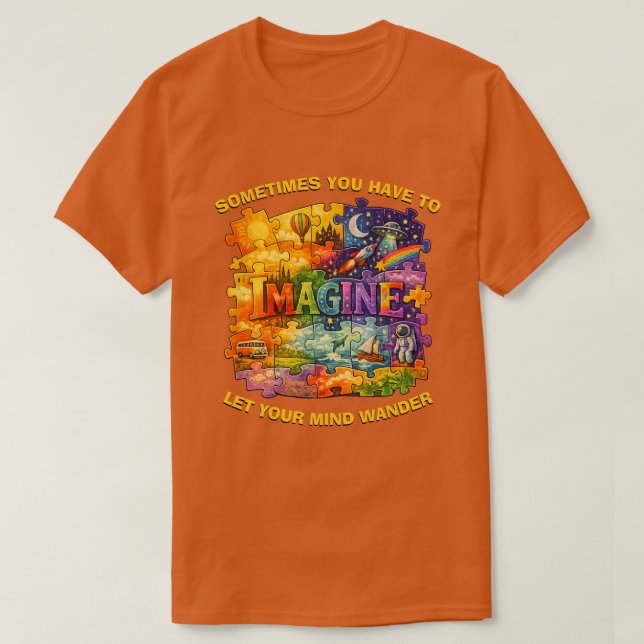 Camiseta Imagine 1c (Frente do Design)
