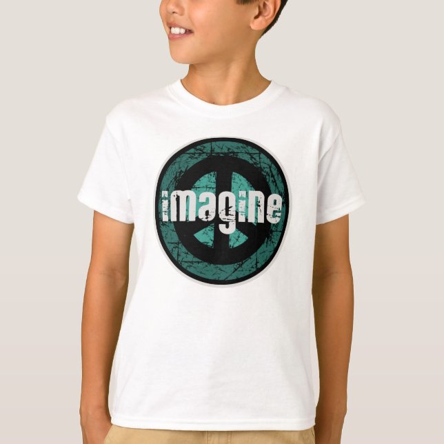 Camiseta Imagine a paz (Frente)