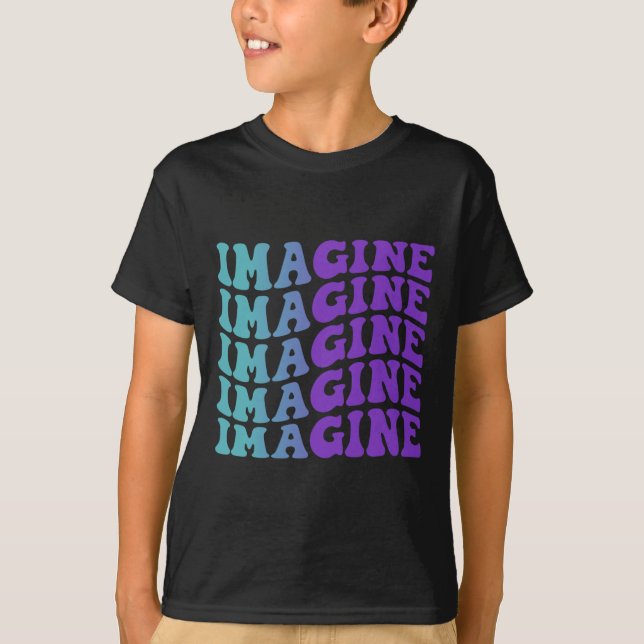 Camiseta Imagine a prevenção suicida Sensibilização invisív (Frente)