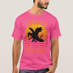 Camiseta Imagine Dragões Mágicos e Mitológicos de Fantasia