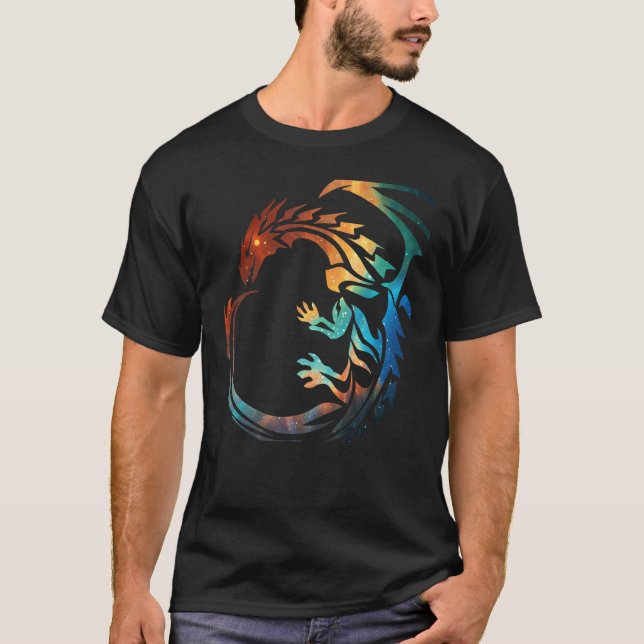 Camiseta Imagine Fantasy Dragon Style Excelente For (Frente)
