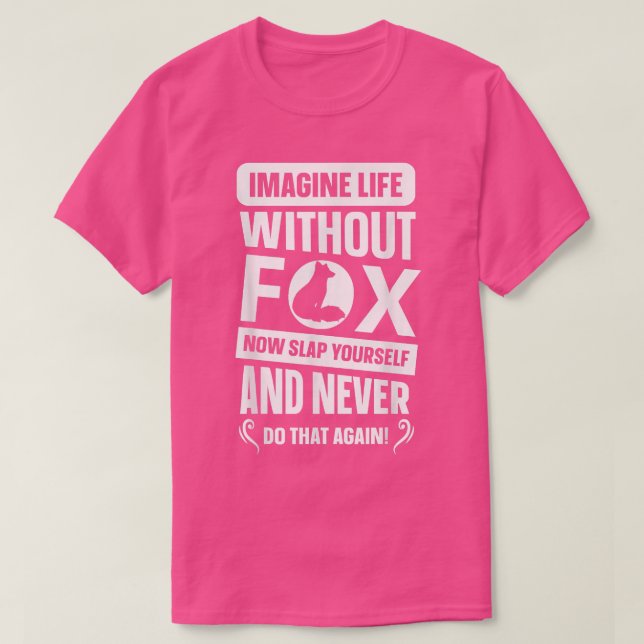 Camiseta Imagine Life without fo  (Frente do Design)