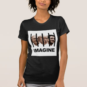 Camiseta Imagine o trunfo, o McConnell e o Ryan atrás dos