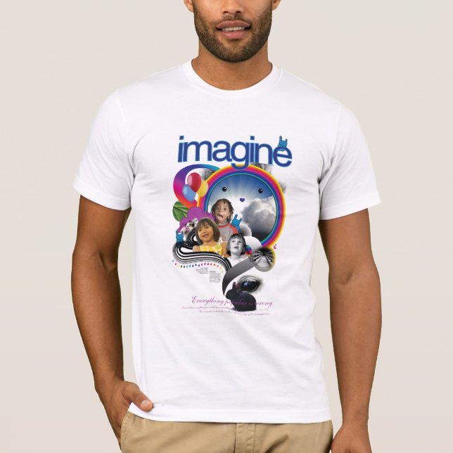 Camiseta Imagine - para testar a imagem para testar a (Frente)