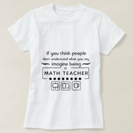 Camiseta Imagine Ser Professora De Matemática