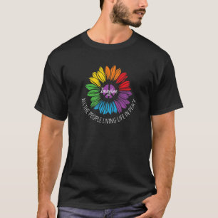 Camiseta Imagine Todas As Pessoas Vivendo A Vida Na Paz Lgb