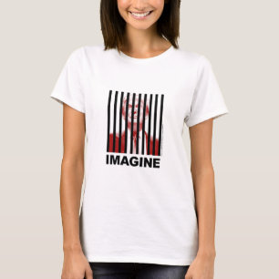 Camiseta Imagine Trump atrás de Bares
