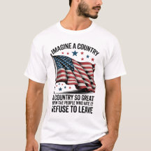 Imagine Um País Tão Grande Bandeira Americana Vint