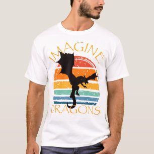 Camiseta Imaginem Fantasia Dragão Mítico Wings Meninas