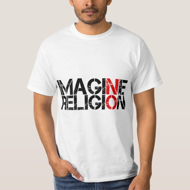 Camiseta Imaginem Nenhuma Religião (Frente)