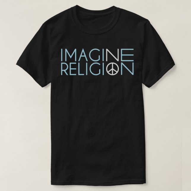 Camiseta Imaginem Nenhuma Religião (Frente do Design)