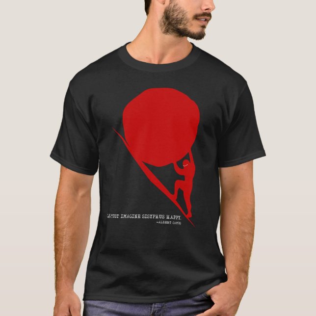 Camiseta Imaginem Sisyphus Happy (Frente)