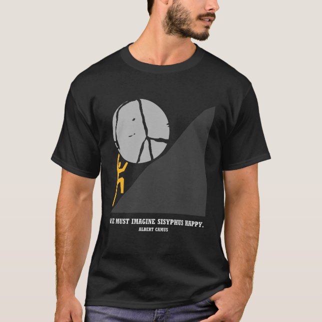 Camiseta Imaginem Sisyphus Happy (Frente)
