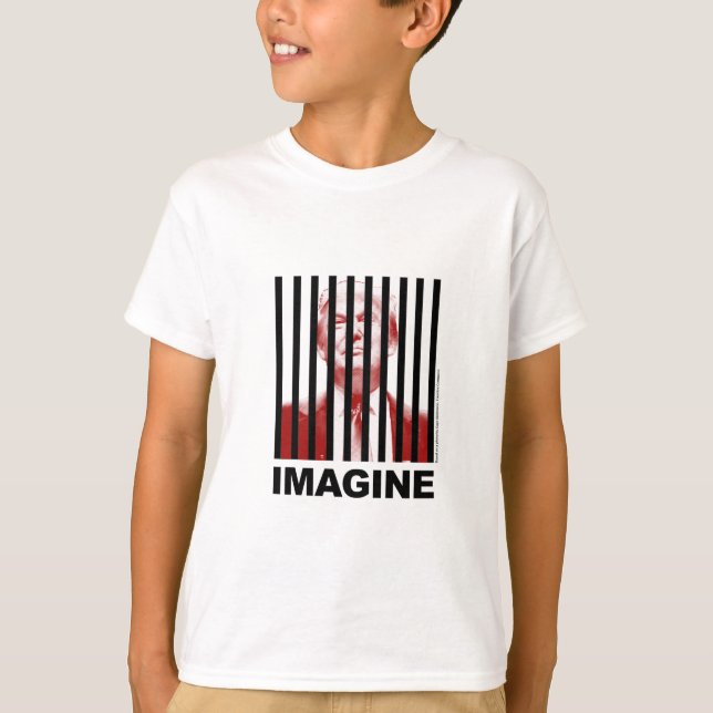 Camiseta Imaginem Trump Atrás de Bares (Frente)