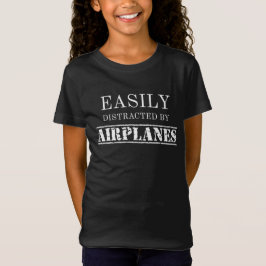 Camiseta Imediatamente Distraído Por Piloto Aviador De Aviõ