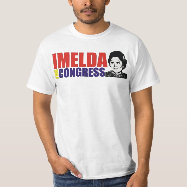 Camiseta Imelda para o congresso (Frente)