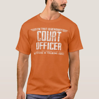 Camiseta Imhat Legendary Court Officer funny