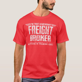 Camiseta Imhat Legendary Freight Broker retro