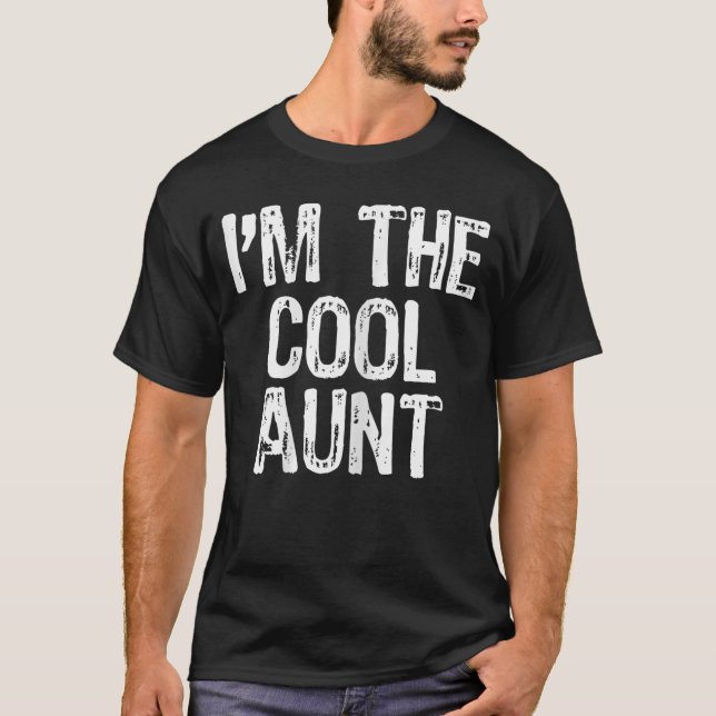Camiseta Imhe Cool Aunt Funny retro (Frente)
