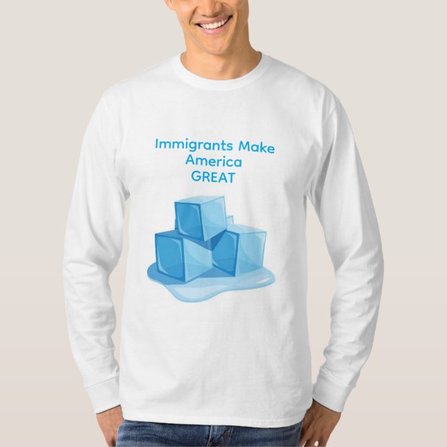 Camiseta Imigração EUA (Frente)