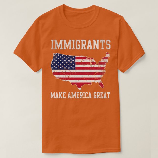 Camiseta Imigrantes Excelente (Frente do Design)