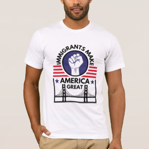 Camiseta Imigrantes fazem Excelente na América