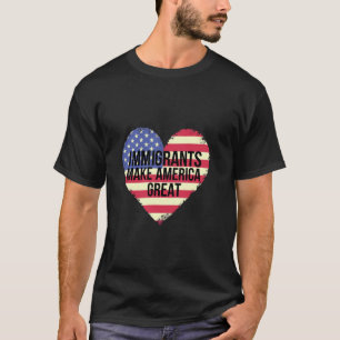 Camiseta Imigrantes Tornam a América Grande